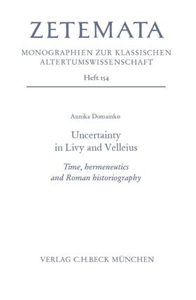 Domainko |  Uncertainty in Livy and Velleius | Buch |  Sack Fachmedien