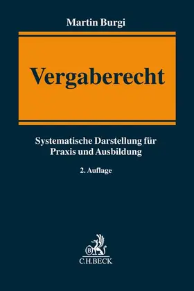 Burgi | Vergaberecht | Buch | 978-3-406-72456-5 | sack.de