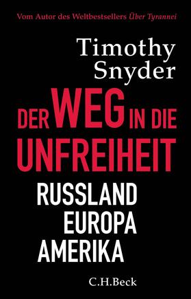 Snyder |  Der Weg in die Unfreiheit | eBook | Sack Fachmedien