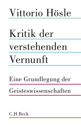 Hösle | Kritik der verstehenden Vernunft | E-Book | sack.de