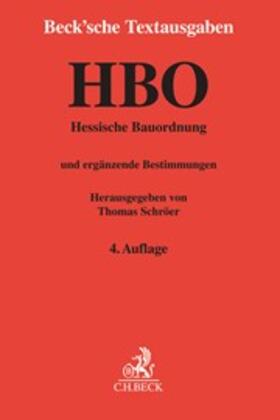 Schröer | Hessische Bauordnung: HBO | Buch | 978-3-406-73656-8 | sack.de