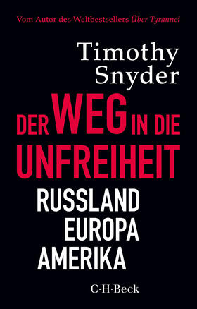 Snyder |  Der Weg in die Unfreiheit | Buch |  Sack Fachmedien