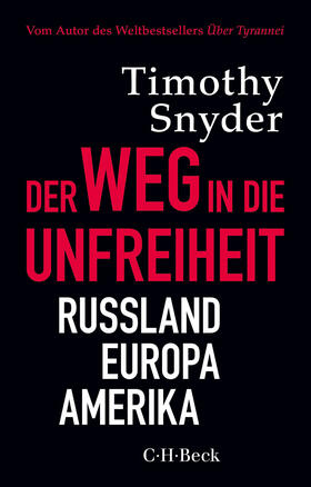 Snyder |  Der Weg in die Unfreiheit | eBook | Sack Fachmedien