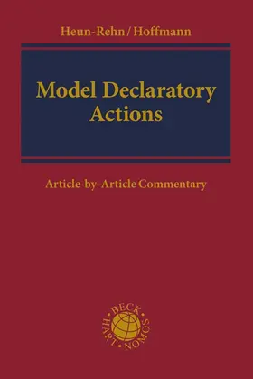 Heun-Rehn / Hoffmann |  Model Declaratory Actions - German Collective Consumer Litigation | Buch |  Sack Fachmedien