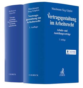 Holthausen / Maschmann |  Bundle Holthausen/Kurschat, Vertragsgestaltung für Geschäftsführer, Vorstände und Aufsichtsräte + Maschmann/Sieg/Göpfert, Vertragsgestaltung im Arbeitsrecht | Buch |  Sack Fachmedien