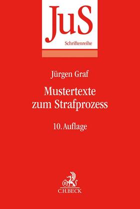 Graf |  Mustertexte zum Strafprozess | Buch |  Sack Fachmedien