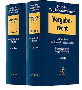 Burgi / Dreher / Opitz |  Beck'scher Vergaberechtskommentar  Gesamtwerk | Buch |  Sack Fachmedien