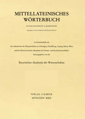  Mittellateinisches Wörterbuch  52. Lieferung (s - sandalus) | Buch |  Sack Fachmedien