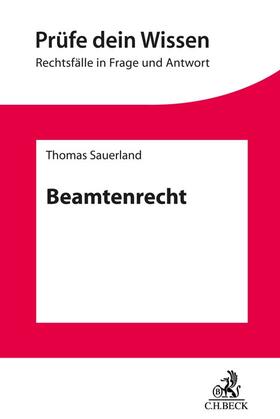 Sauerland |  Beamtenrecht | Buch |  Sack Fachmedien