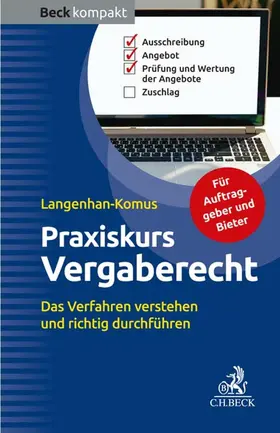 Langenhan-Komus |  Praxiskurs Vergaberecht | eBook | Sack Fachmedien