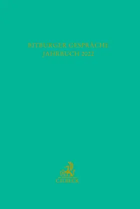 Stiftung Gesellschaft für Rechtspolitik, Trier |  Bitburger Gespräche  Jahrbuch 2022 | Buch |  Sack Fachmedien