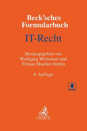 Weitnauer / Mueller-Stöfen | Beck'sches Formularbuch IT-Recht | Buch | 978-3-406-80274-4 | sack.de