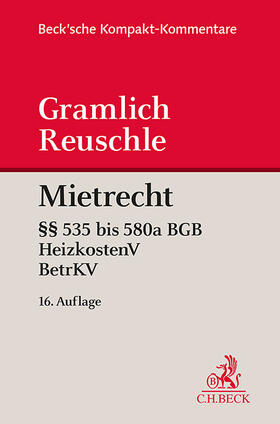Gramlich / Reuschle |  Mietrecht | Buch |  Sack Fachmedien
