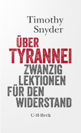 Snyder | Über Tyrannei | E-Book | sack.de