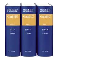 Fleischer / Goette |  Münchener Kommentar zum Gesetz betreffend die Gesellschaften mit beschränkter Haftung (GmbHG)  Gesamtwerk | Buch |  Sack Fachmedien