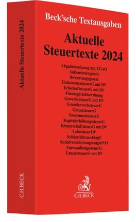  Aktuelle Steuertexte 2024 | Buch |  Sack Fachmedien