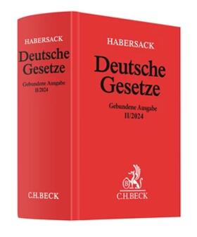 Habersack |  Deutsche Gesetze Gebundene Ausgabe II/2024 | Buch |  Sack Fachmedien