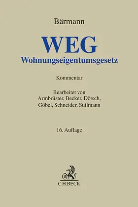 Armbrüster / Becker / Dötsch |  WEG | Buch |  Sack Fachmedien