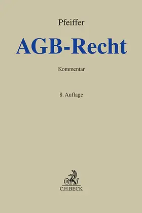 Pfeiffer |  AGB-Recht | Buch |  Sack Fachmedien