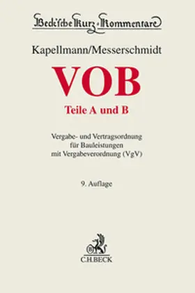 Kapellmann / Messerschmidt / Markus |  VOB Teile A und B | Buch |  Sack Fachmedien