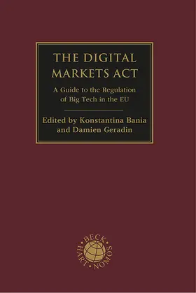 Bania / Geradin |  The Digital Markets Act | Buch |  Sack Fachmedien