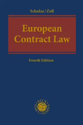 Schulze / Zoll |  European Contract Law | Buch |  Sack Fachmedien