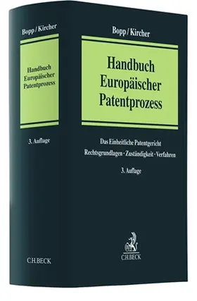 Bopp / Kircher |  Handbuch Europäischer Patentprozess | Buch |  Sack Fachmedien