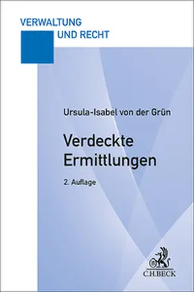 Grün |  Verdeckte Ermittlungen | Buch |  Sack Fachmedien