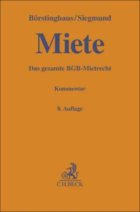 Börstinghaus / Siegmund |  Miete | Buch |  Sack Fachmedien