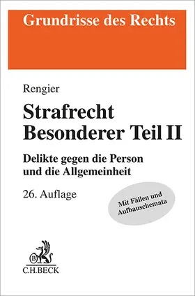 Rengier |  Strafrecht Besonderer Teil II | Buch |  Sack Fachmedien