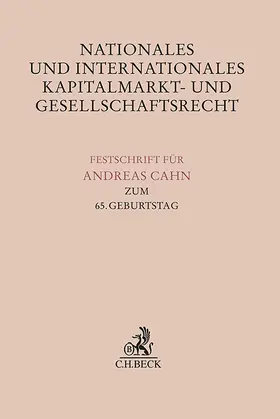 Donald / Haag / Paech |  Nationales und Internationales Kapitalmarkt- und Gesellschaftsrecht | Buch |  Sack Fachmedien