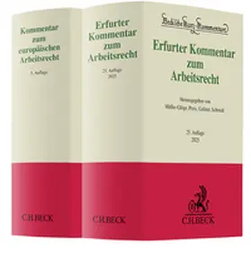  Erfurter Kommentar zum Arbeitsrecht (25. Auflage) und Kommentar zum europäischen Arbeitsrecht (5. Auflage) - Set | Buch |  Sack Fachmedien