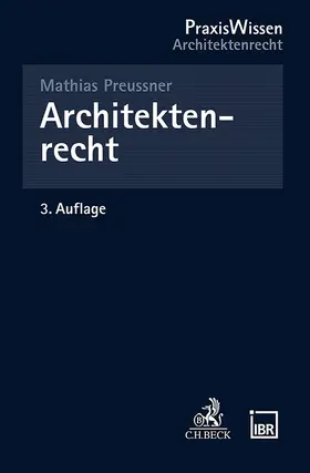 Preussner |  Architektenrecht | Buch |  Sack Fachmedien