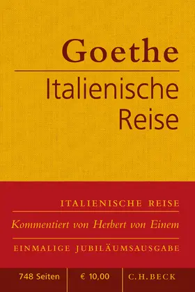 Goethe |  Italienische Reise | Buch |  Sack Fachmedien