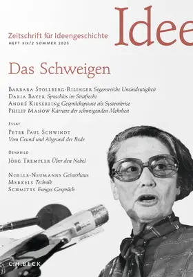 Meinel / Schlak |  Zeitschrift für Ideengeschichte Heft XIX/2 Sommer 2025 | Buch |  Sack Fachmedien