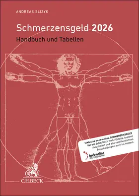 Slizyk |  Schmerzensgeld 2026 | Buch |  Sack Fachmedien