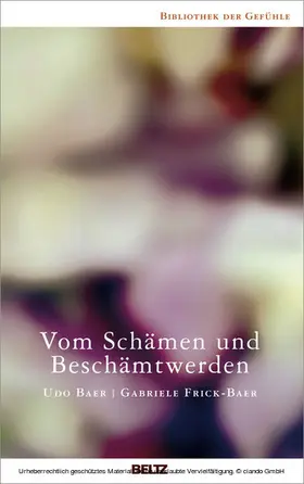 Baer / Frick-Baer |  Vom Schämen und Beschämtwerden | eBook | Sack Fachmedien