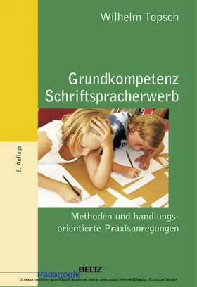 Topsch / Jürgens |  Grundkompetenz Schriftspracherwerb | eBook | Sack Fachmedien