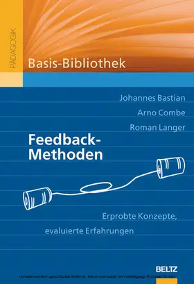 Bastian / Combe / Langer |  Feedback-Methoden | eBook | Sack Fachmedien