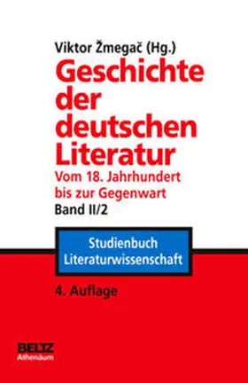 Zmegac |  Geschichte der deutschen Literatur Band II/2 | Buch |  Sack Fachmedien