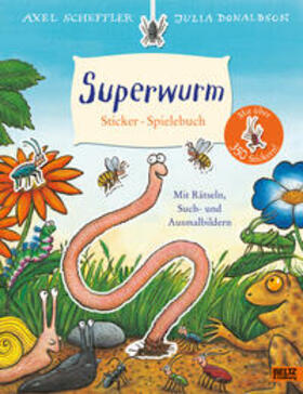 Scheffler / Donaldson |  Superwurm. Sticker-Spielebuch | Buch |  Sack Fachmedien