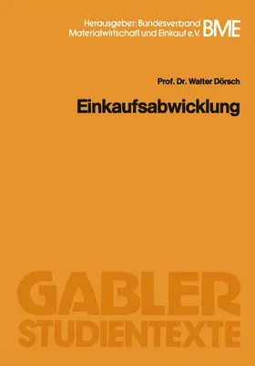 Dörsch |  Einkaufsabwicklung | Buch |  Sack Fachmedien