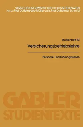 Schreiber |  Personal- und Führungswesen | Buch |  Sack Fachmedien