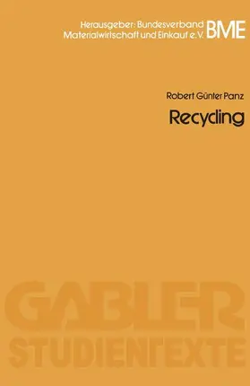 Panz |  Recycling | Buch |  Sack Fachmedien