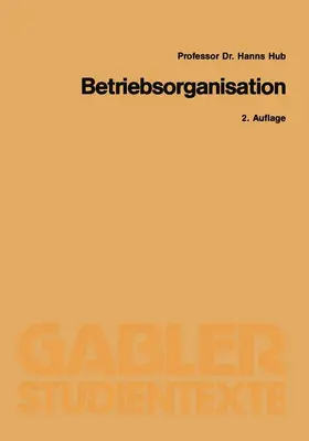 Hub |  Betriebsorganisation | Buch |  Sack Fachmedien