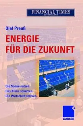 Preuß |  Energie für die Zukunft | Buch |  Sack Fachmedien