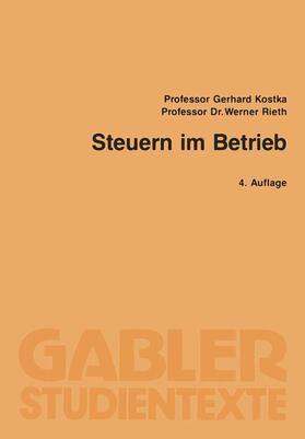 Kostka | Kostka, G: Steuern im Betrieb | Buch | 978-3-409-04127-0 | sack.de