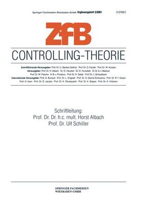 Schiller / Albach |  Controlling-Theorie | Buch |  Sack Fachmedien