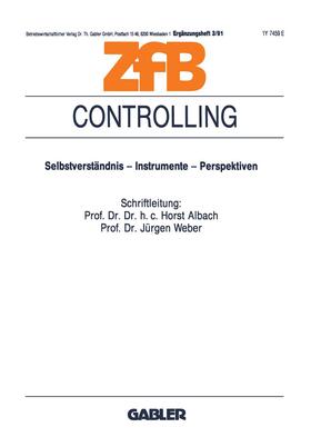 Weber / Albach |  Controlling | Buch |  Sack Fachmedien