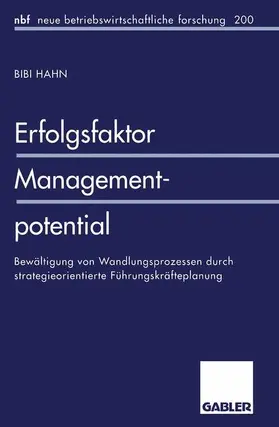 Hahn |  Erfolgsfaktor Managementpotential | Buch |  Sack Fachmedien